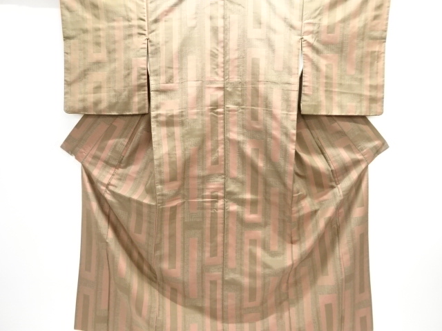 JAPANESE KIMONO / OMESHI / NISHIJIN-ORI / WOVEN ABSTRACT